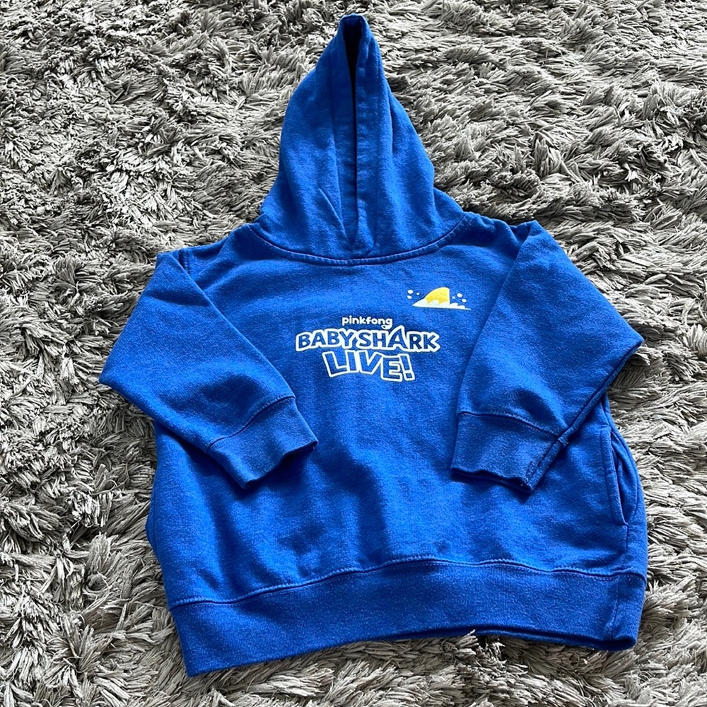 Baby Shark Kids Hoodie Size 4T